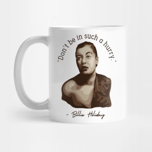 Billie Holiday Portrait Mug